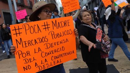 Protesta Comerciantes Congreso CDMX