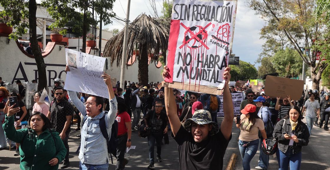 Segunda marcha contra gentrificación en CDMX