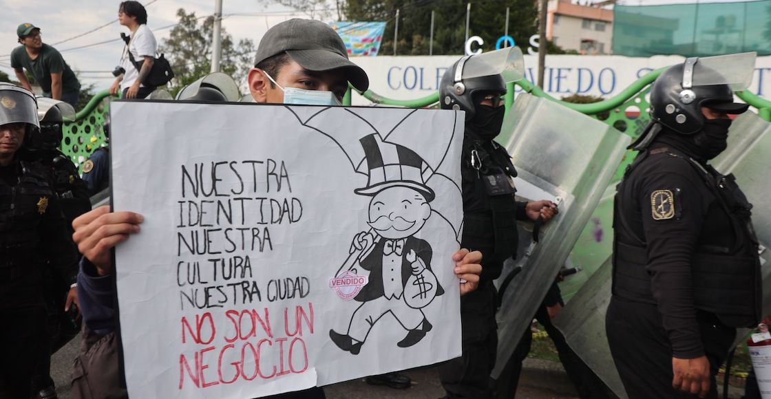 Segunda marcha contra gentrificación CDMX