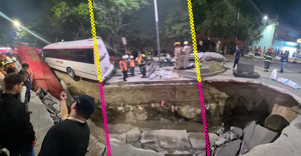 Socavón en Guadalajara