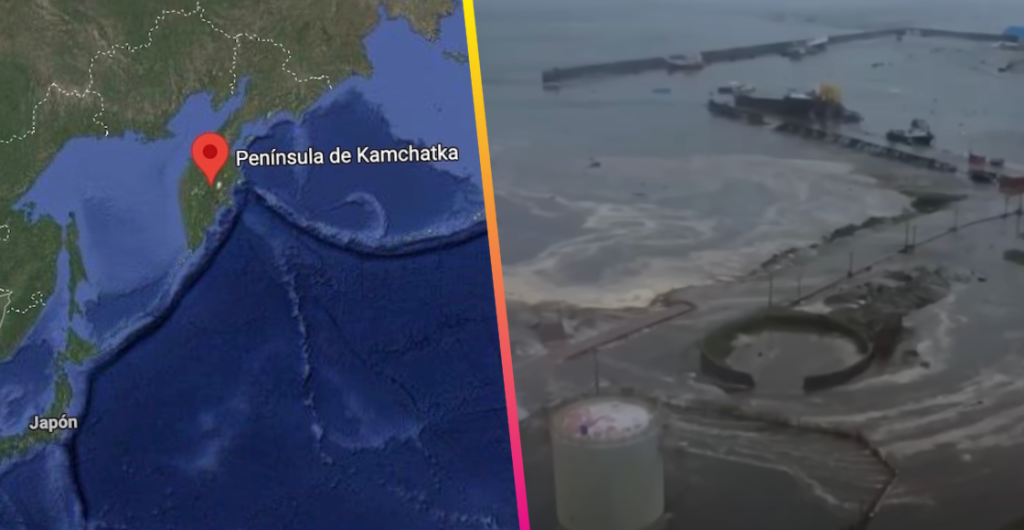 Terremoto en península de Kamchatka