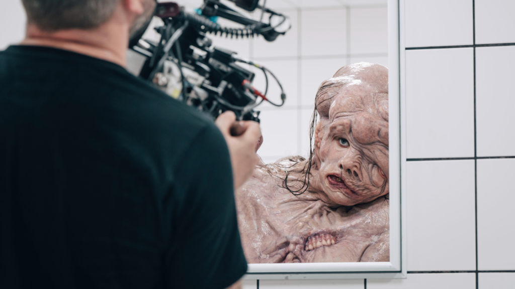 Detrás de cámaras de 'The Substance'