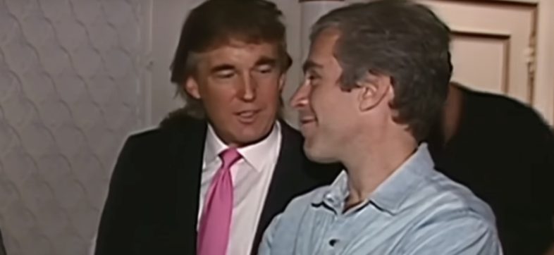 Donald Trump y Jeffrey Epstein, 1992