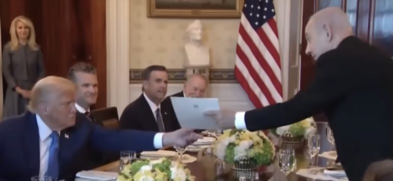 Donald Trump y Benjamin Netanyahu