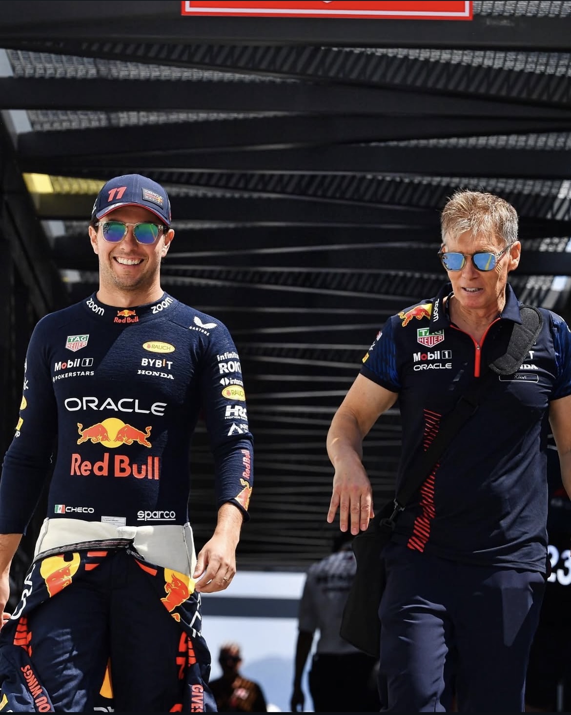 Xavi Martos y Checo Pérez