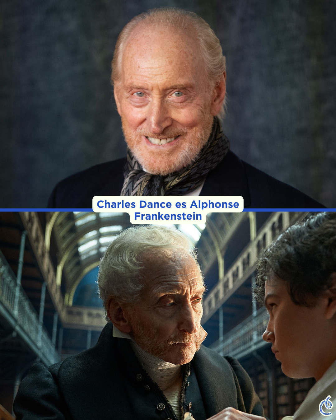 Charles Dance es el padre de Victor en 'Frankenstein'