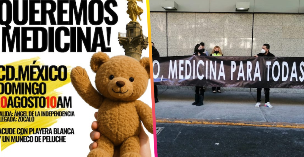 Marcha contra desabasto de medicamentos