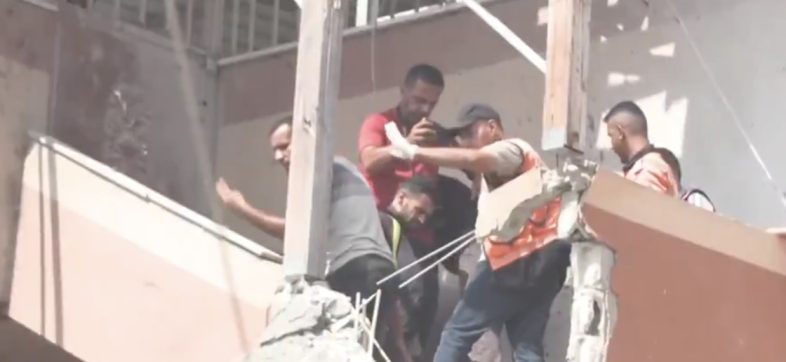 Periodistas atacados en Gaza
