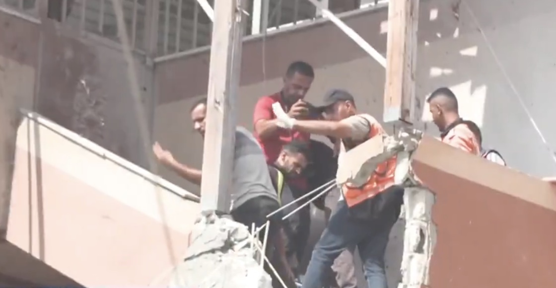 Periodistas atacados en Gaza