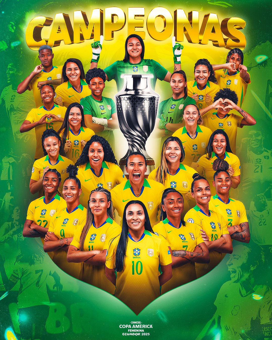 8 goles, penales y Marta en modo leyenda: Brasil gana la Copa América Femenina en un partidazo