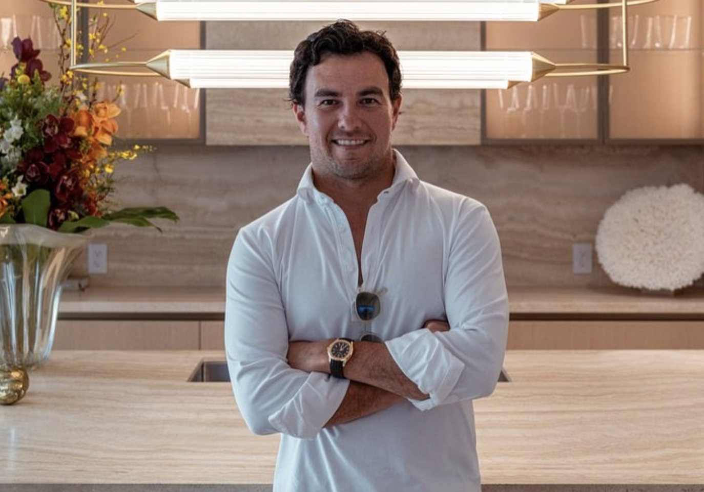 Checo Pérez en su receso de 2025