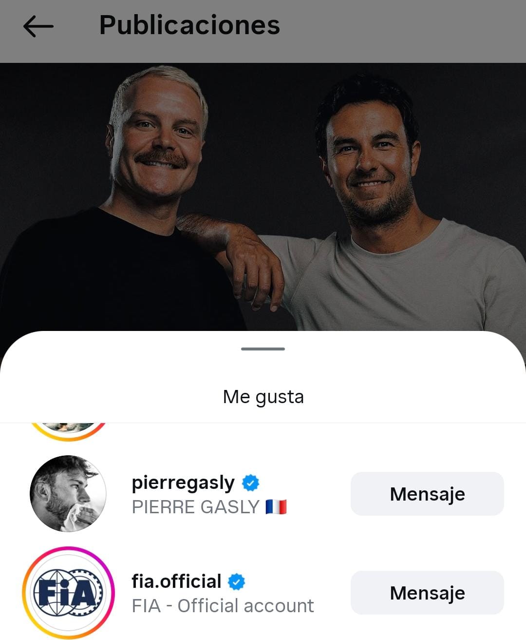 Pierre Gasly y Christian Horner reaccionan al regreso de Checo Pérez