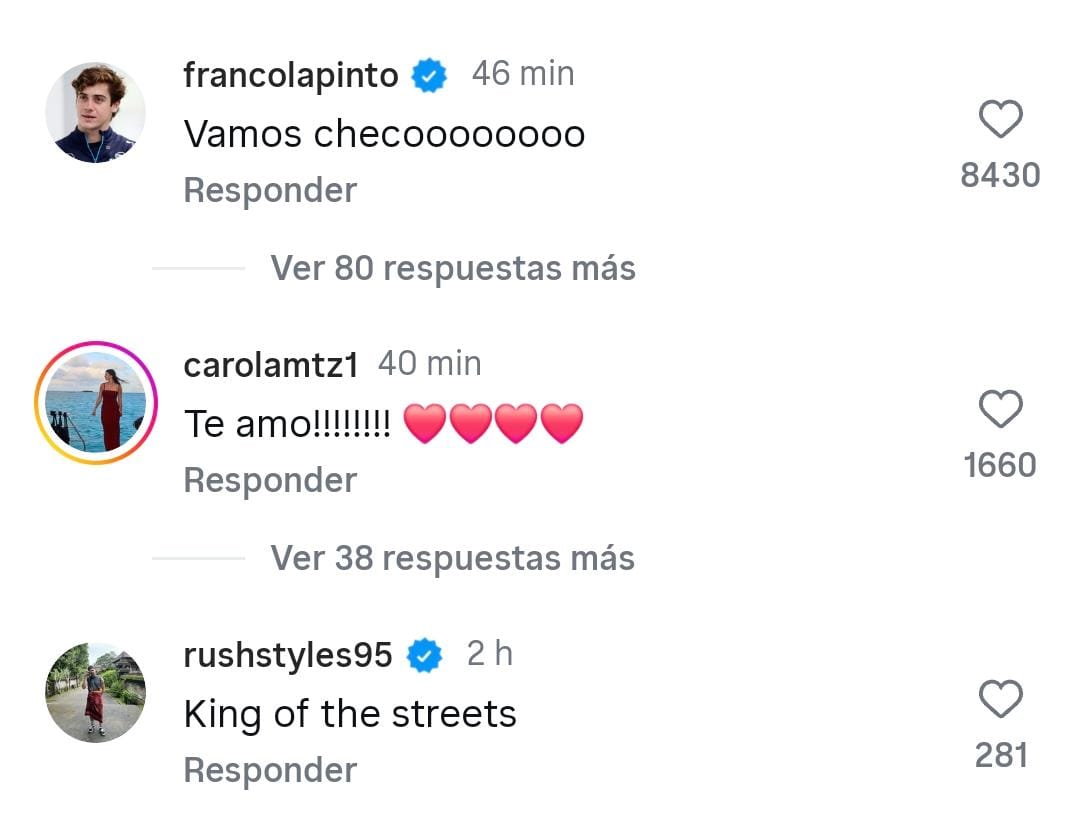 Franco Colapinto reacciona al regreso de Checo Pérez