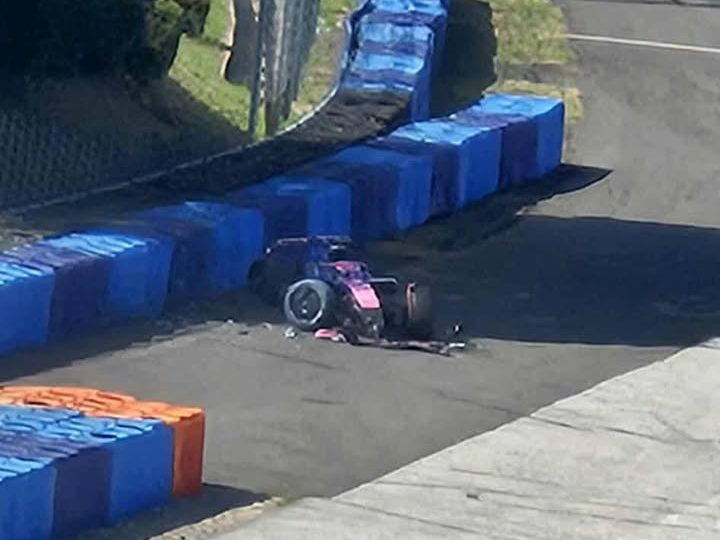 Franco Colapinto choca en Hungría