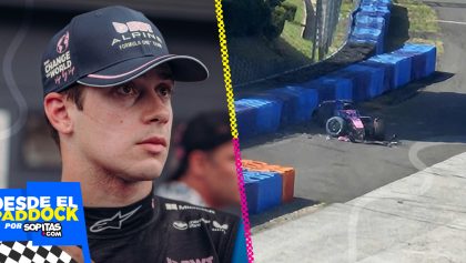 Mal y de malas: Franco Colapinto choca en Hungría