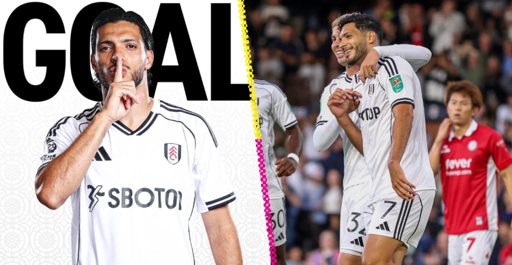 Chulada de definición de Raúl Jiménez para su primer gol de la temporada