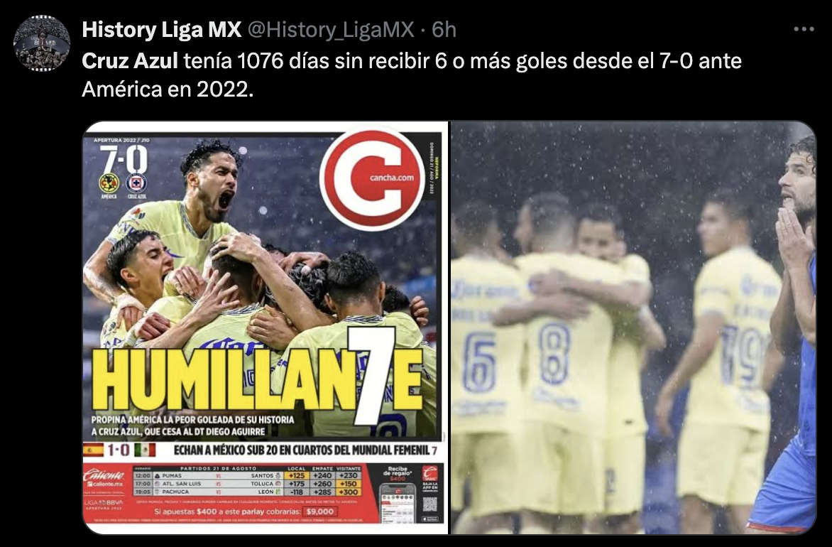 goleada cruz azul leagues cup 5