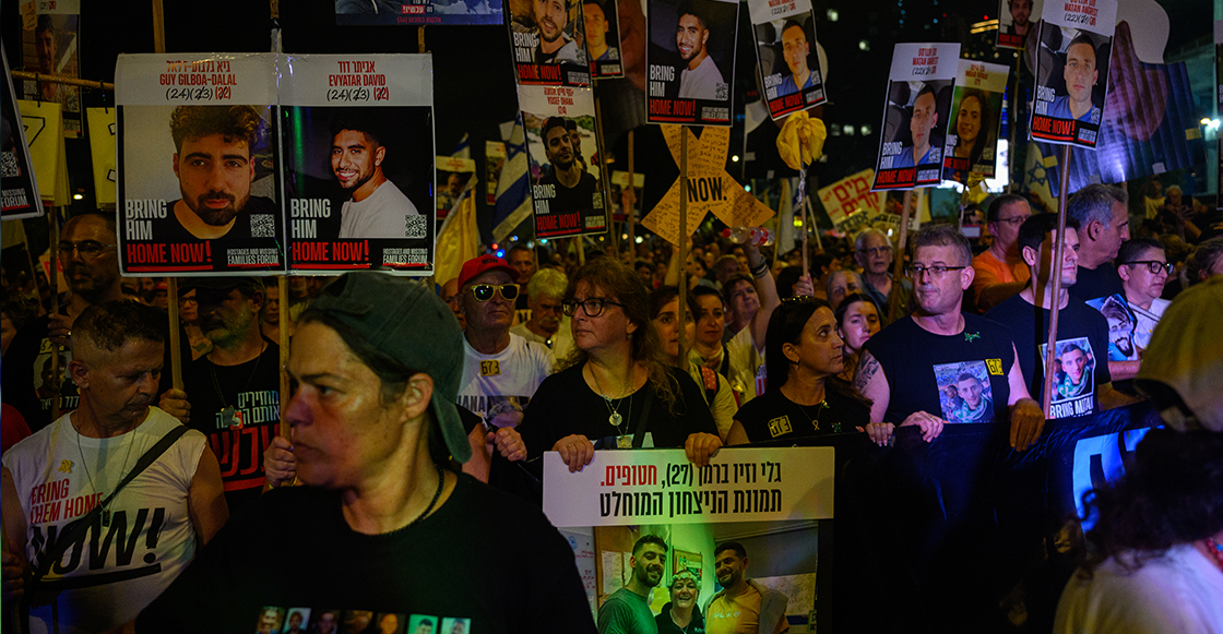 Israelíes protesta contra plan de Benjamin Netanyahu de tomar el control de Gaza: Temen por la vida de los rehenes