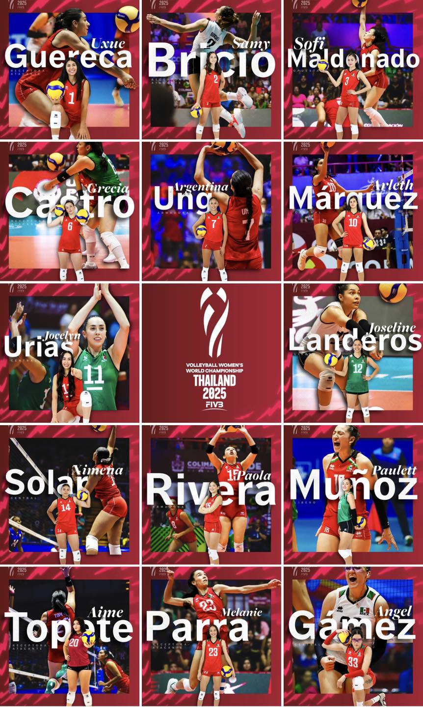 México en el Mundial de Voleibol Femenil: Grupo, calendario y dónde ver sus partidos