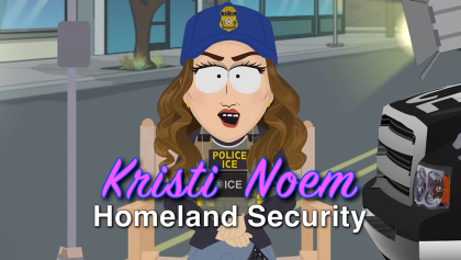 La burla de South Park contra Kristi Noem, su 'adicción' al bótox y a disparar contra cachorros