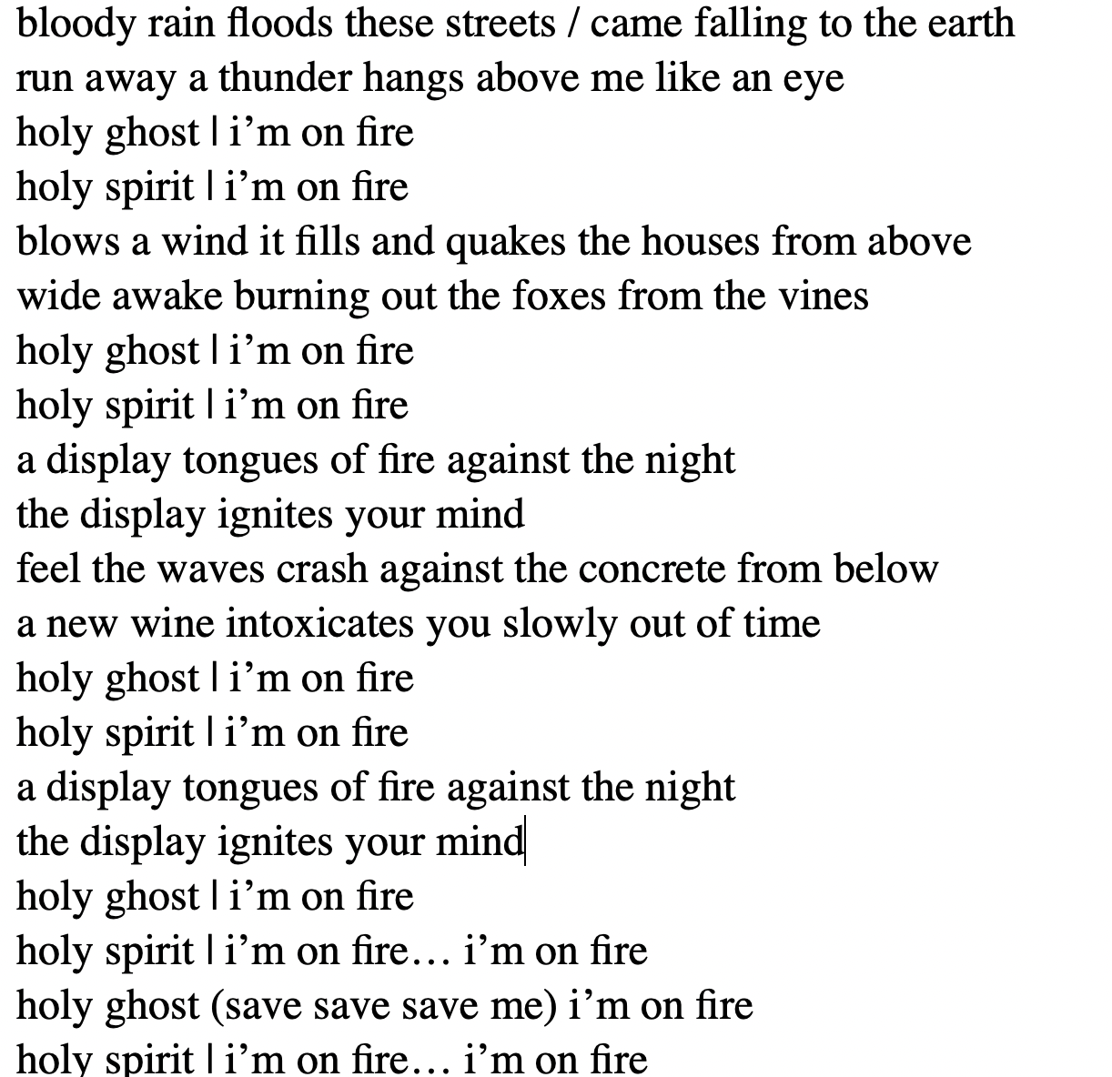 letra milk of the madonna deftones