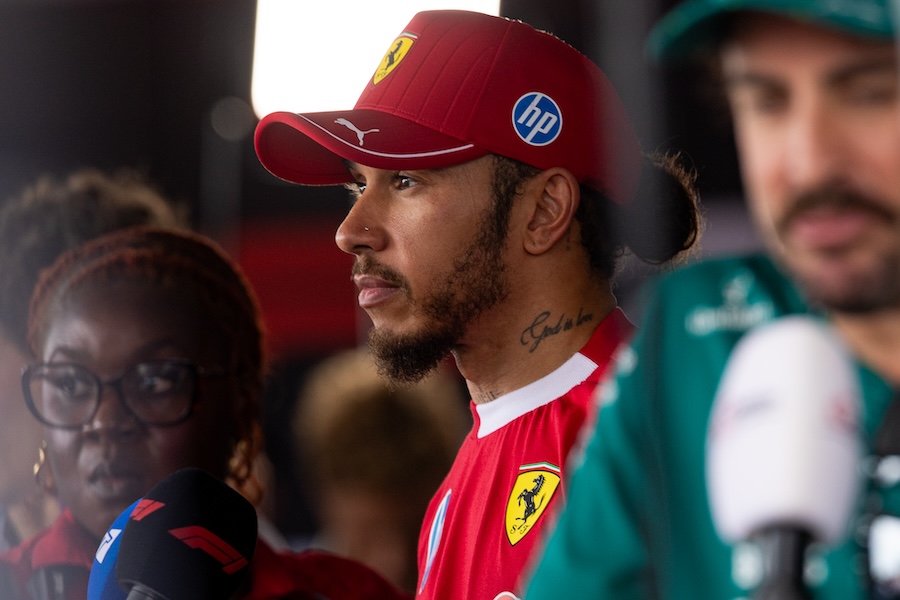 Lewis Hamilton después de la carrera de Hungría