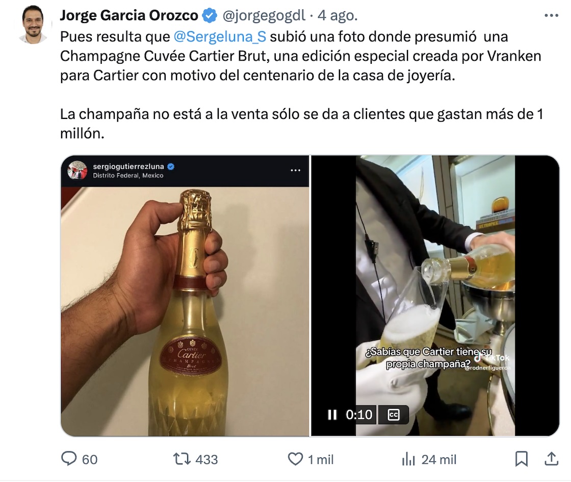 Austeridad a la 4T: Lujos y excesos de los diputados Sergio Gutiérrez y 'Dato protegido'