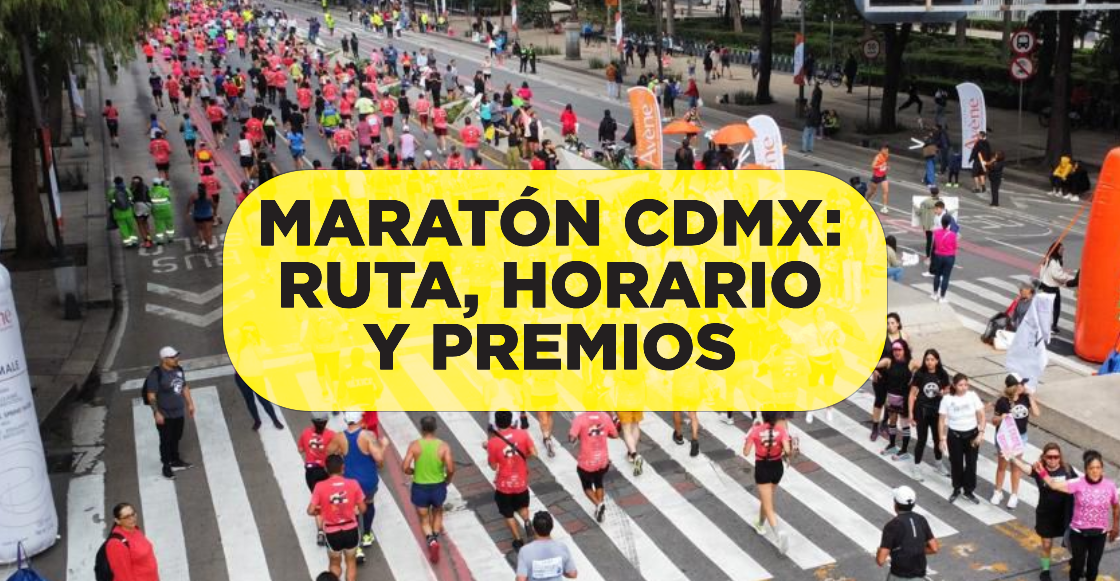 Maratón de la CDMX: Ruta, horario y calles cerradas