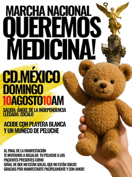 marcha nacional desabasto medicamentos