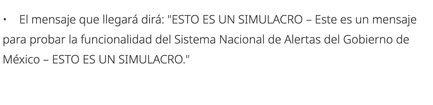 Así llegará la alerta del Segundo Simulacro Nacional 2025 a tu celular