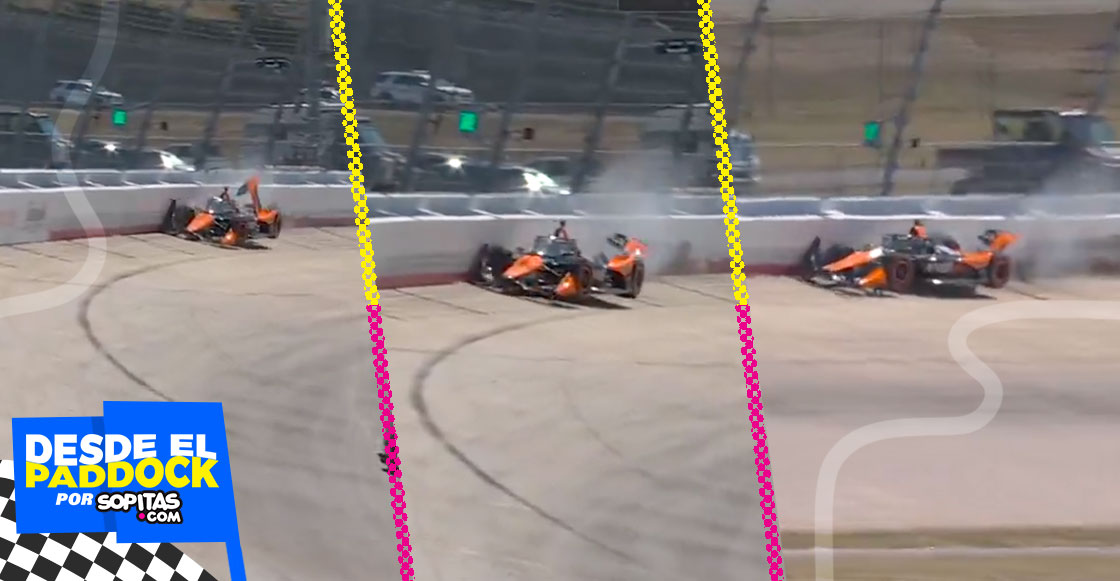 Accidente deja fuera a Pato O'Ward en Nashville