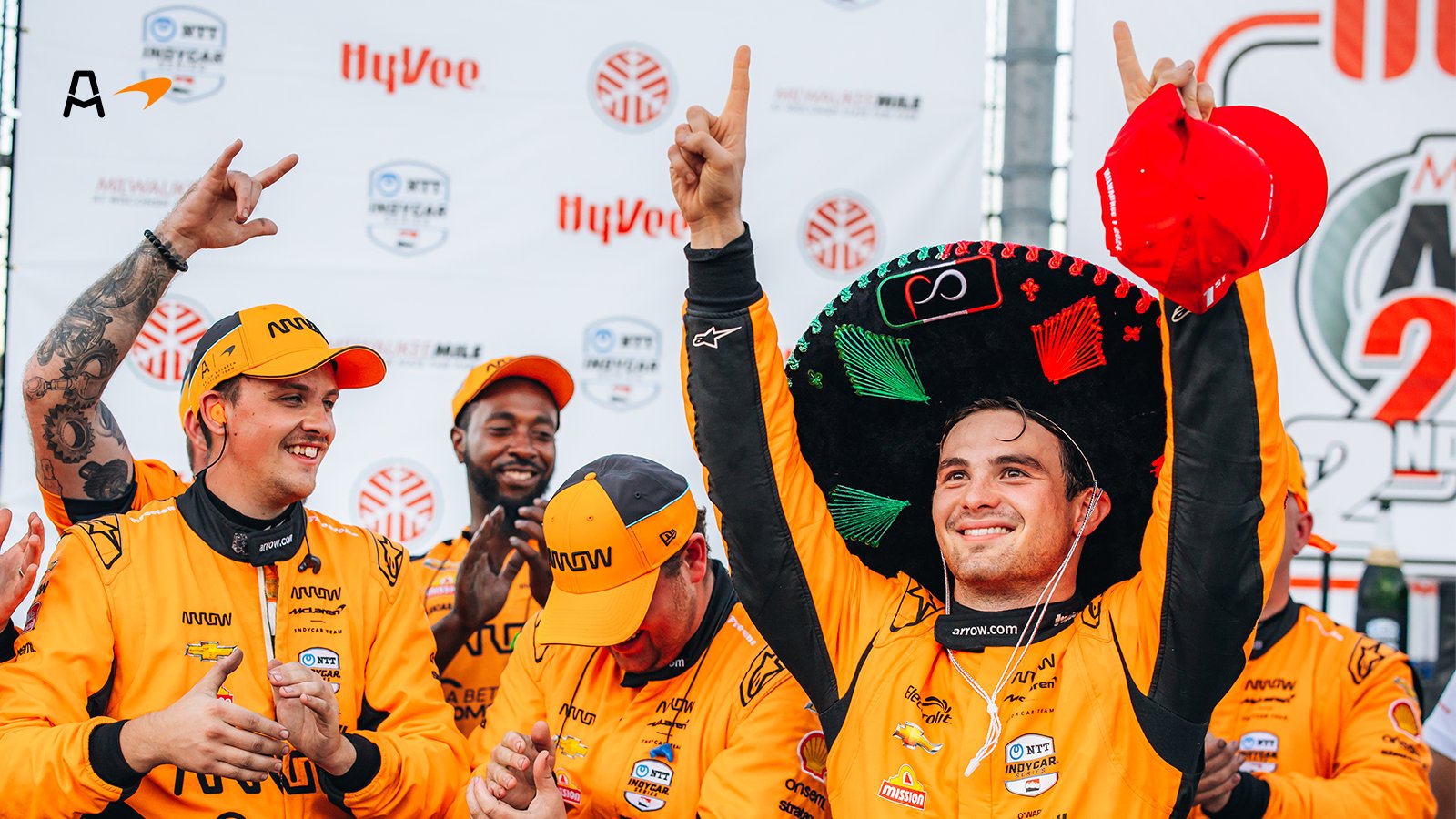 Pato O'Ward en Milwaukee