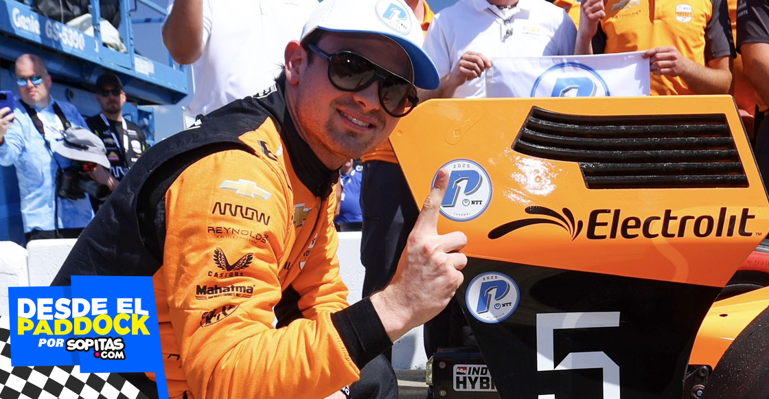 Pato O'Ward se lleva la Pole Position en Nashville