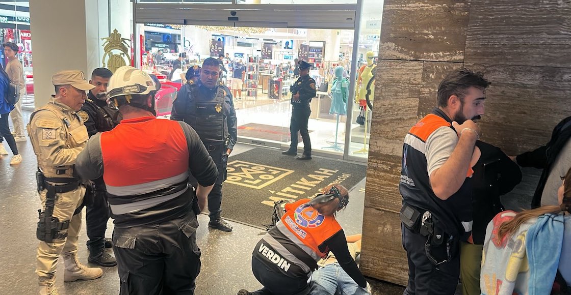 plaza mitikah desplome elevador 2