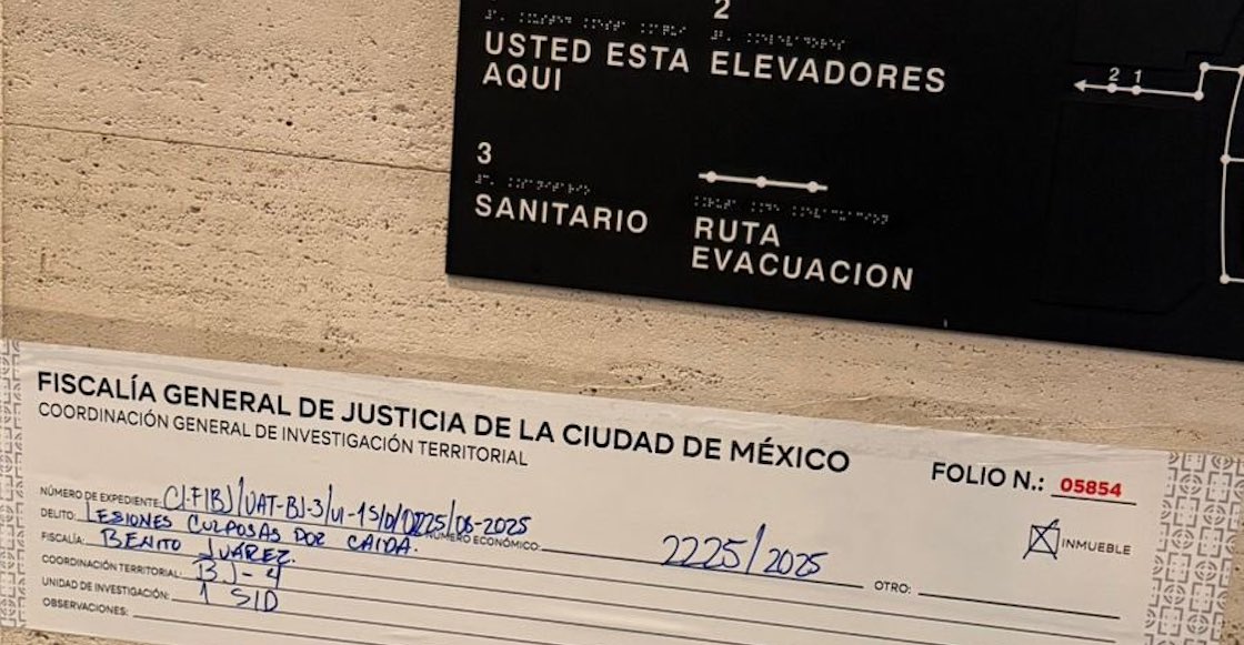 plaza mitikah desplome elevador 3