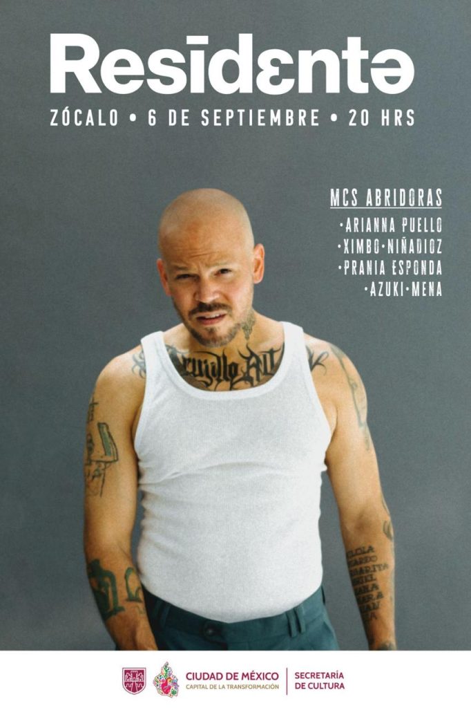 Residente en el Zócalo de la CDMX