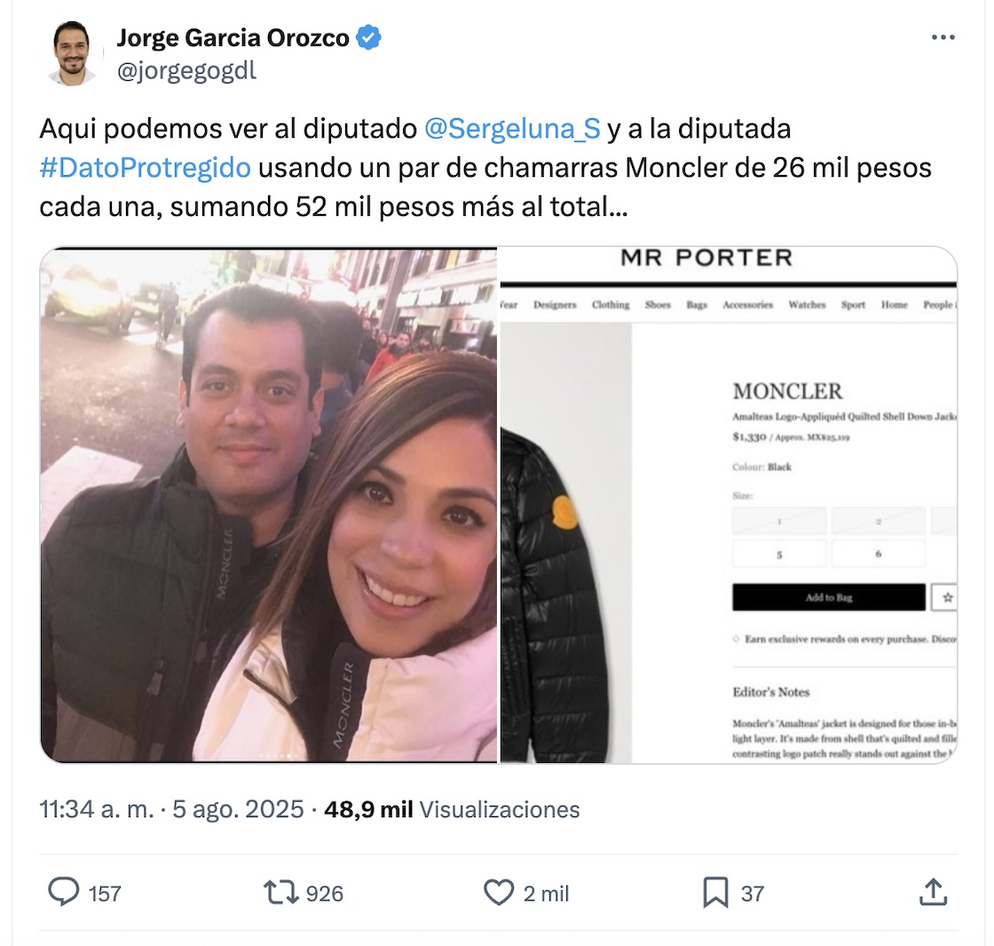 Austeridad a la 4T: Lujos y excesos de los diputados Sergio Gutiérrez y 'Dato protegido'