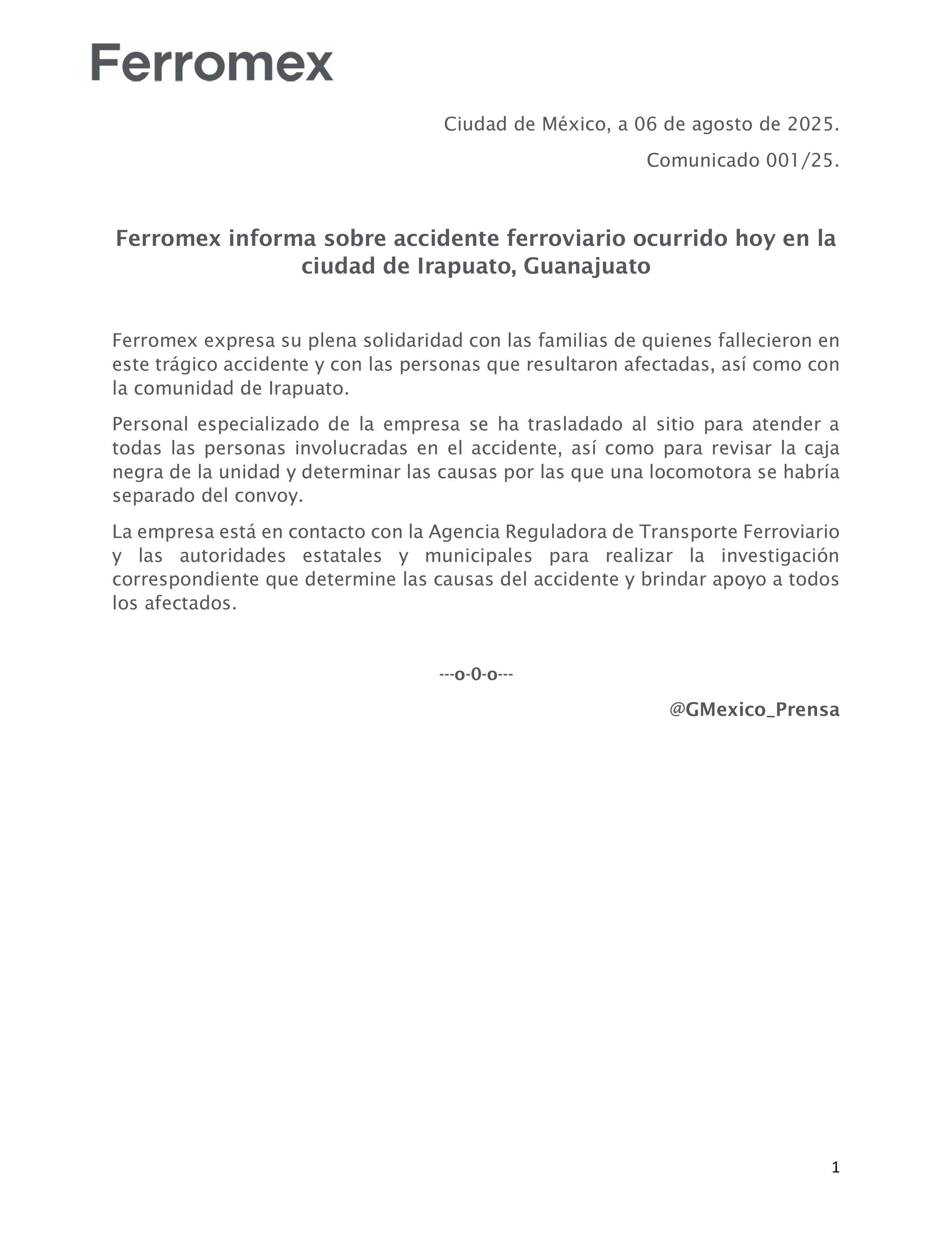 6 muertos en Irapuato luego de que un tren embistió varios autos