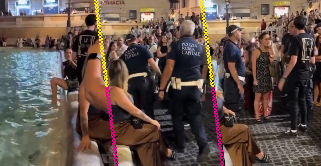 Turista argentina termina multada por meter los pies en la Fontana di Trevi