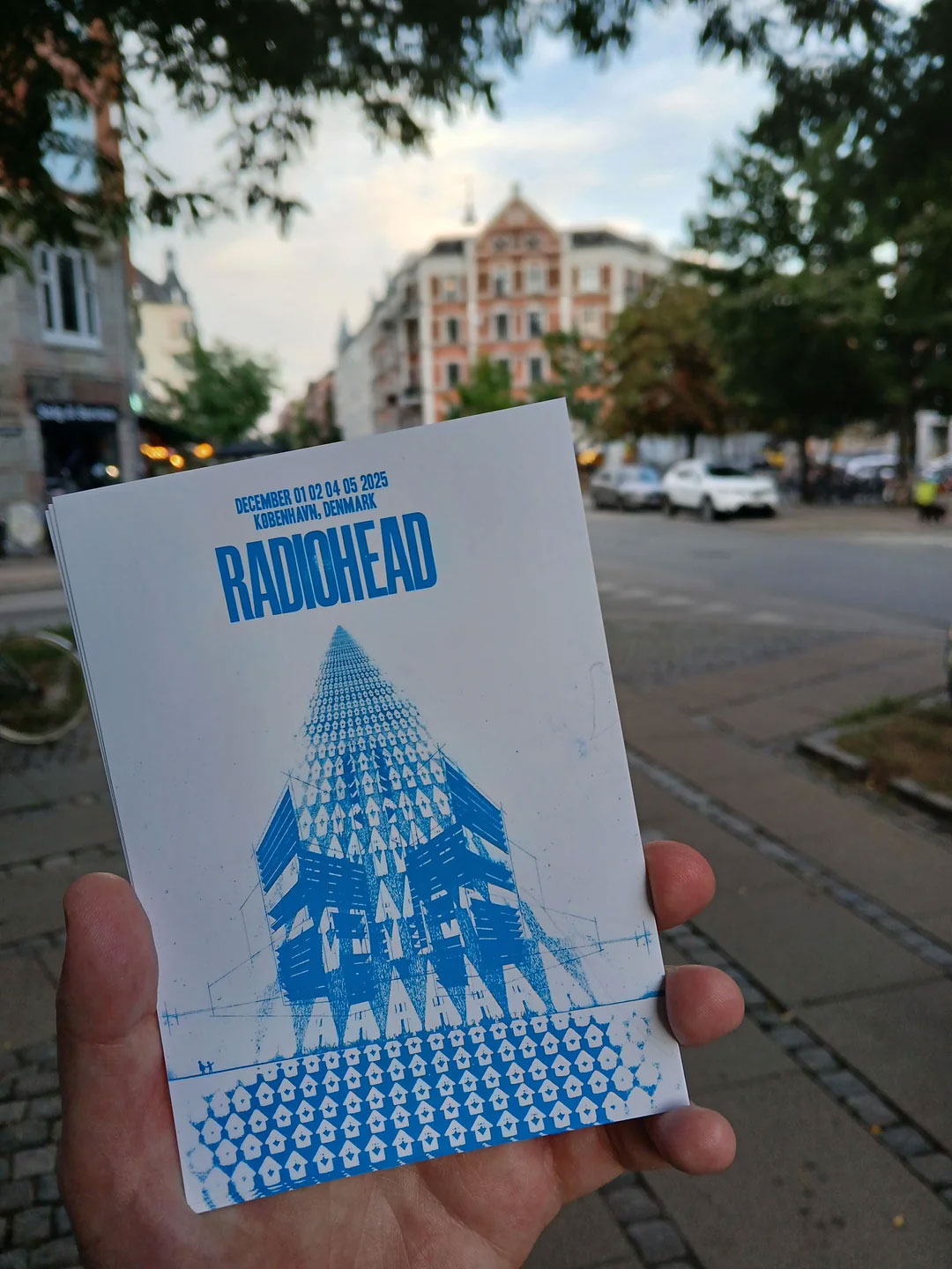 ¿Gira de Radiohead en el 2025?  Un flyer distribuido en Dinamarca esconde un mensaje