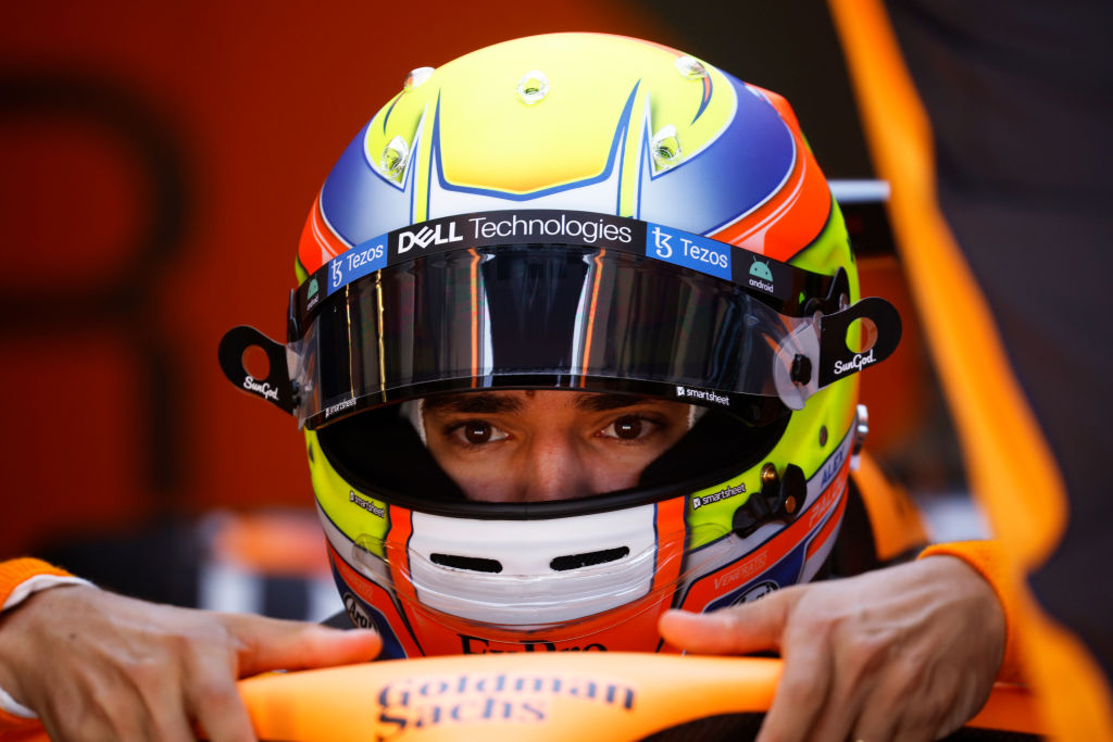 Alex Palou en la primera práctica libre del GP de Estados Unidos 2022 con McLaren