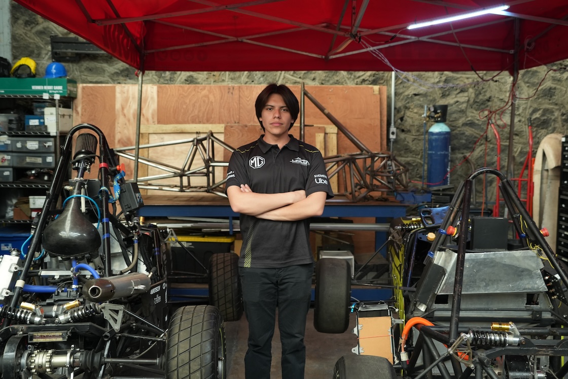 Ángel Servin, piloto de UNAM Motorsport