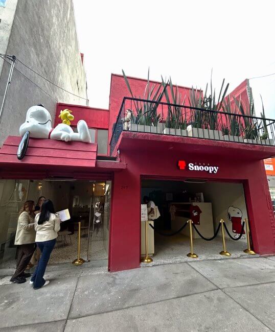 La Casa de Snoopy ya se instaló en CDMX