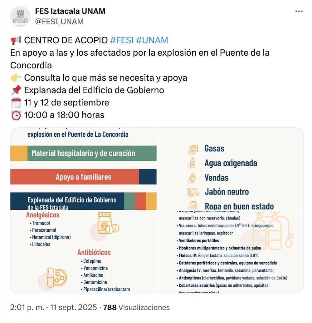 Cómo ayudar a las personas afectadas por la explosión en Iztapalapa