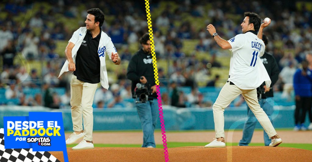El lanzamiento de Checo Pérez con los Dodgers