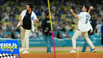 El lanzamiento de Checo Pérez con los Dodgers