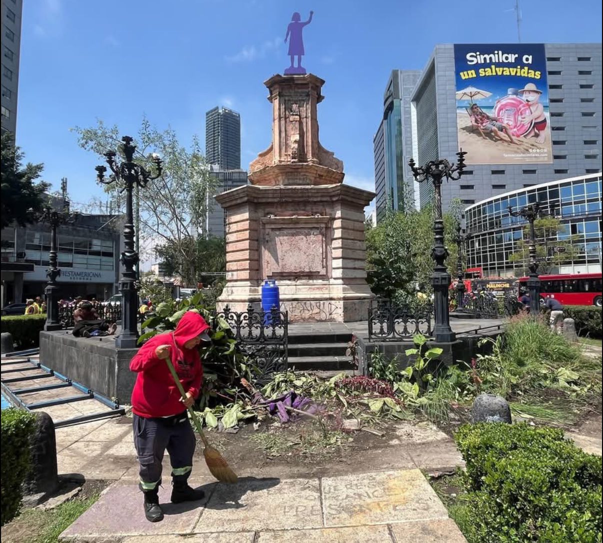 ¿Qué pasó con la Glorieta de las Mujeres que Luchan?