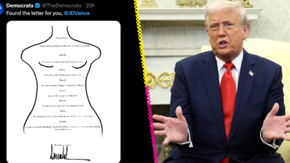 Donald Trump, tarjeta de cumpleaños a Epstein