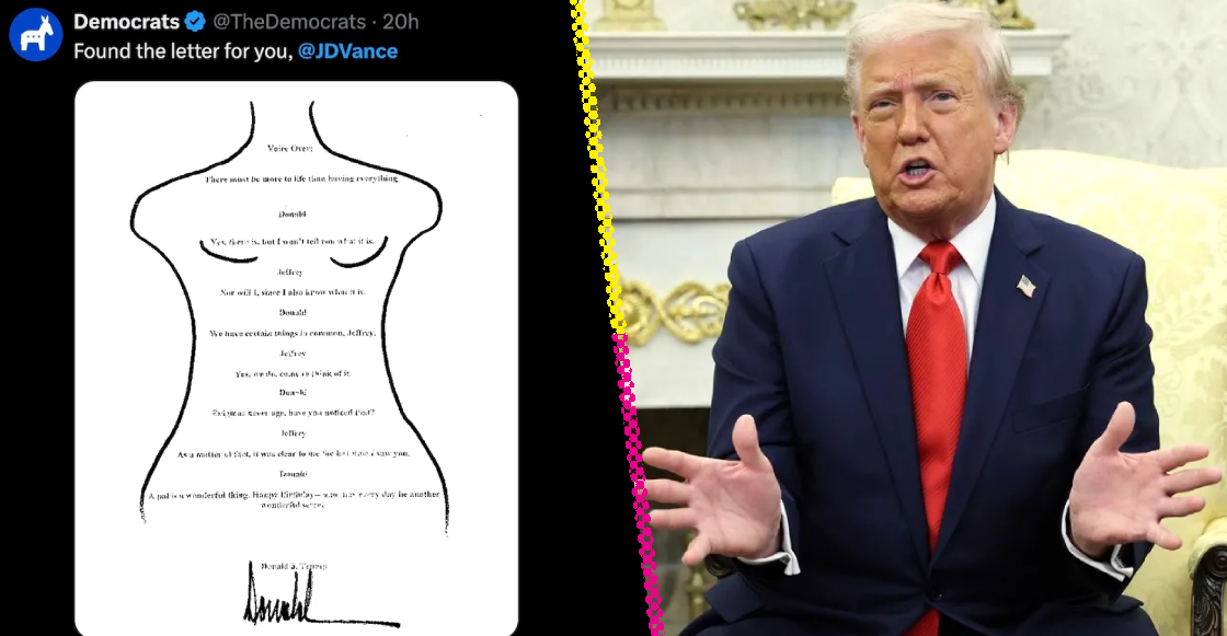 Donald Trump, tarjeta de cumpleaños a Epstein