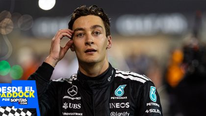 George Russell en Mercedes